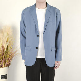 Men Open Front Jacket