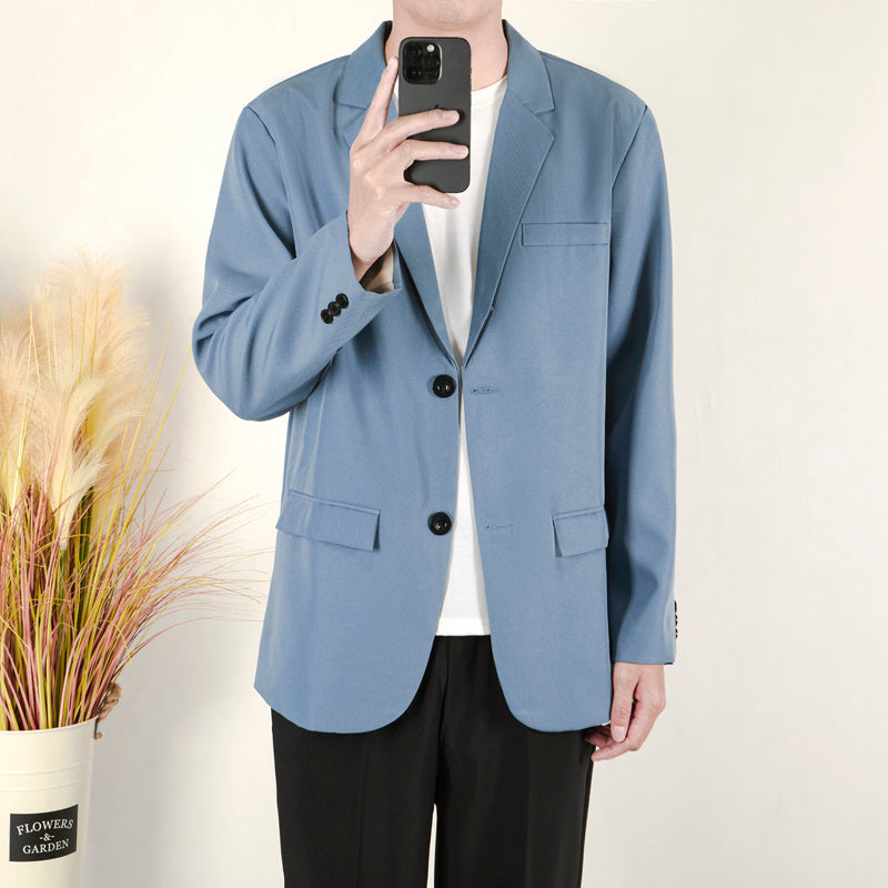 Men Open Front Jacket