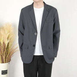 Men Open Front Jacket