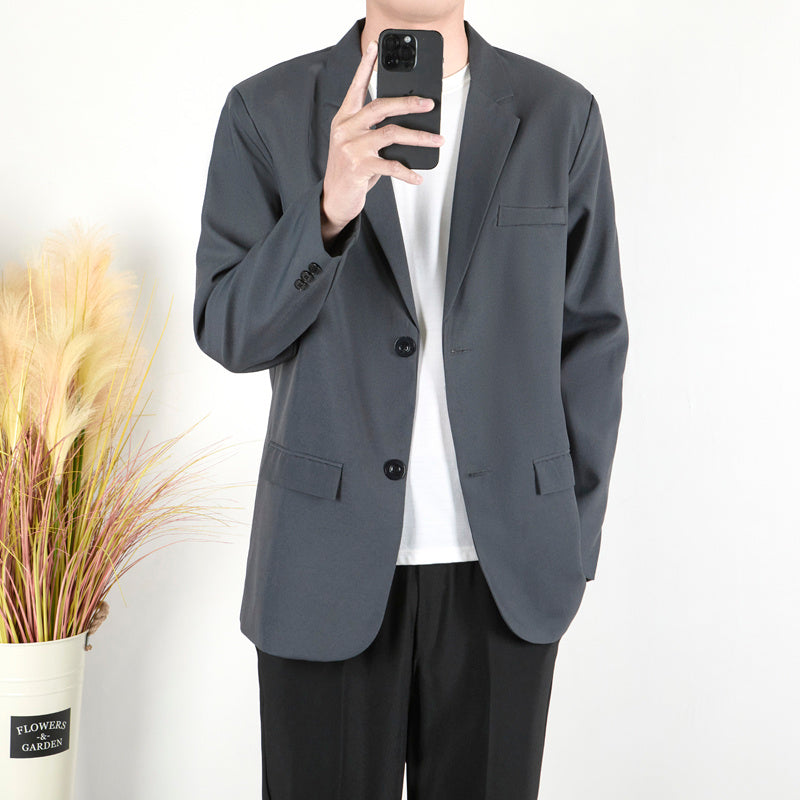 Men Open Front Jacket