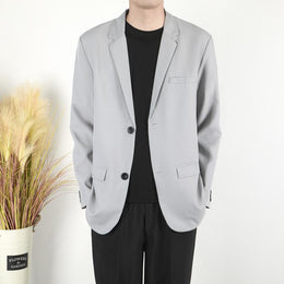 Men Open Front Jacket