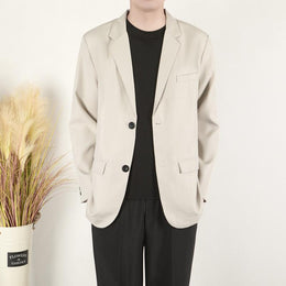 Men Open Front Jacket