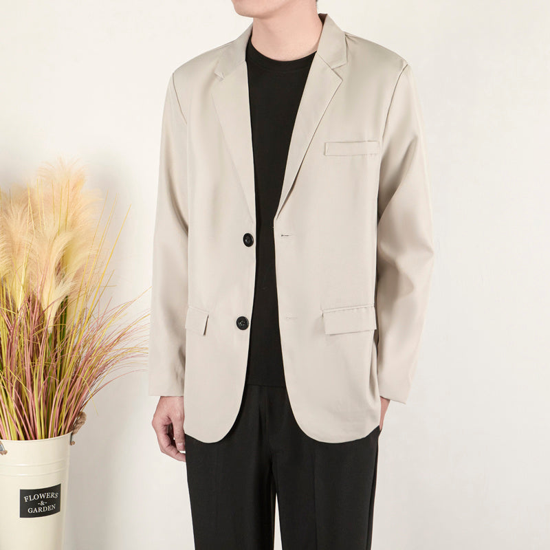 Men Open Front Jacket