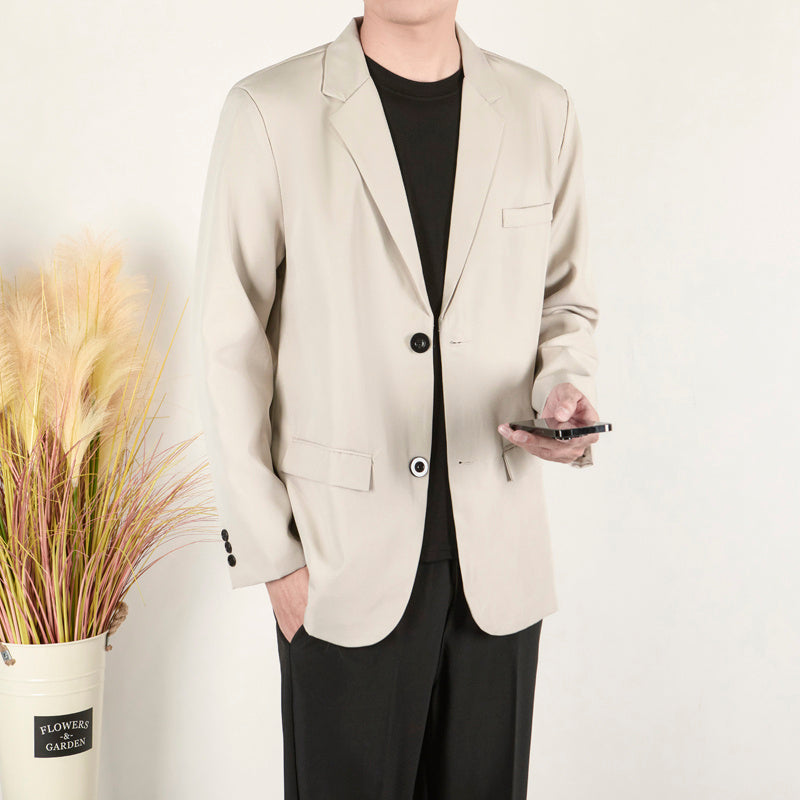 Men Open Front Jacket