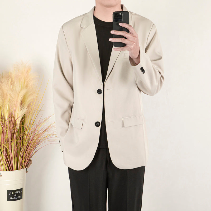 Men Open Front Jacket