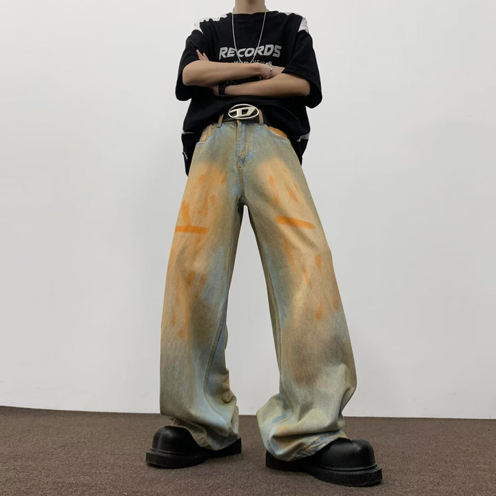 Men Relaxed Fit Light Fade Jeans