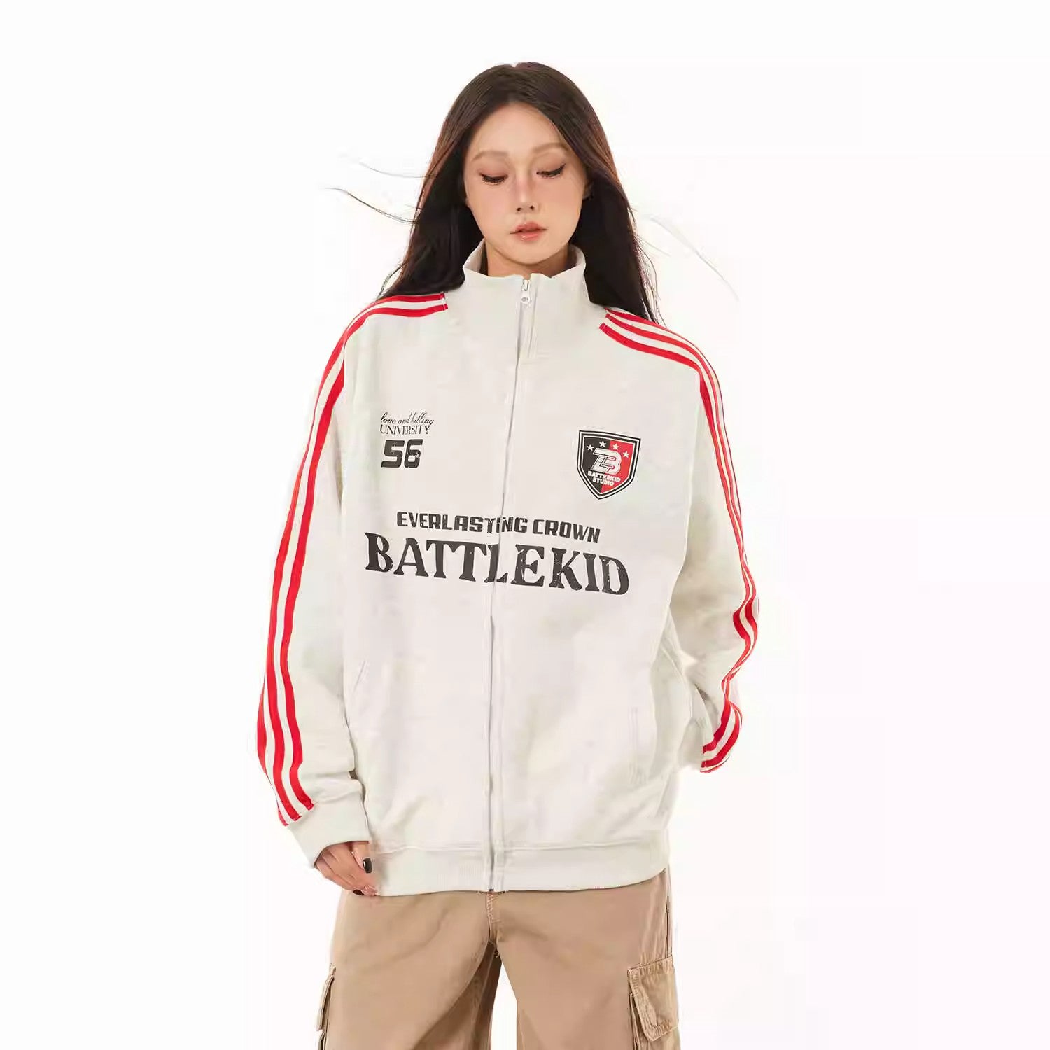 Women Graphic Bomber Jacket