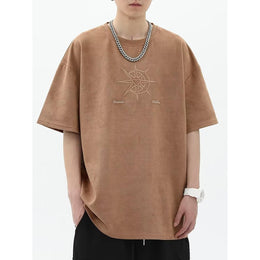 Men Graphic Printed Round Neck  Oversized T-shirt