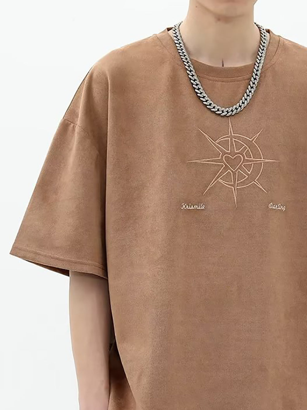 Men Graphic Printed Round Neck  Oversized T-shirt