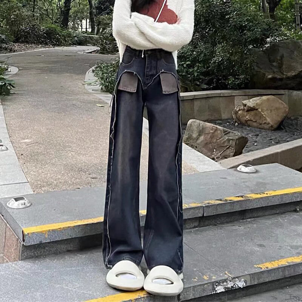Women Relaxed Fit Mildly Distressed Light Fade Jeans