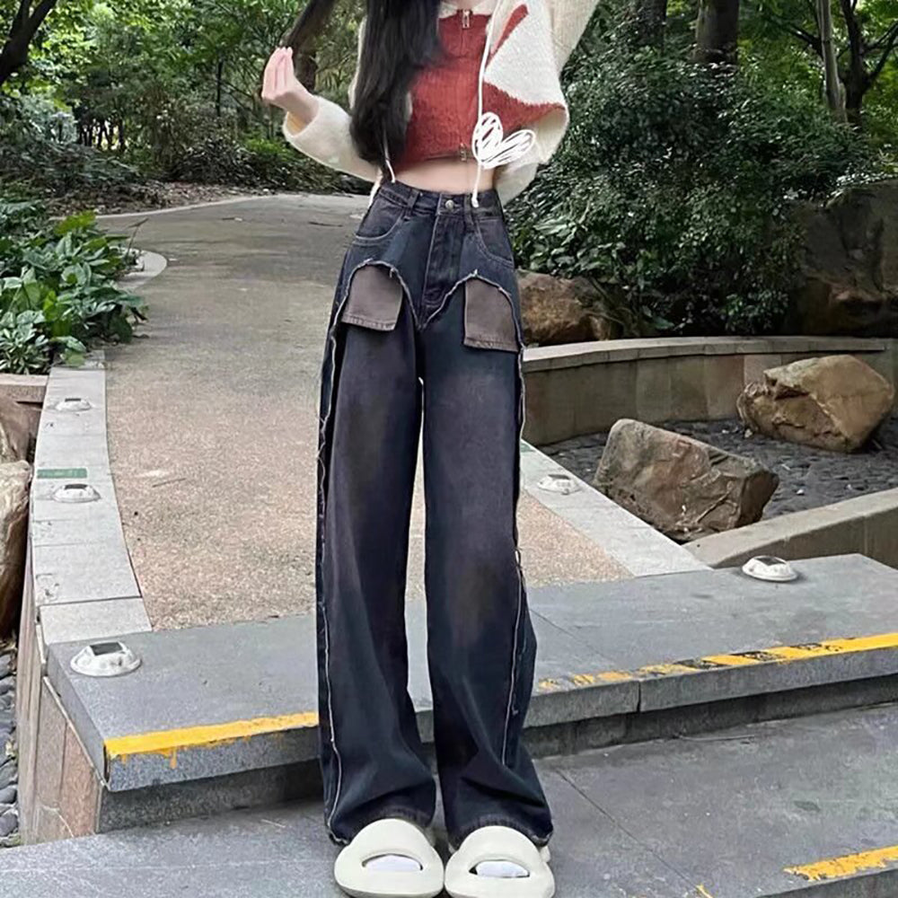 Women Relaxed Fit Mildly Distressed Light Fade Jeans