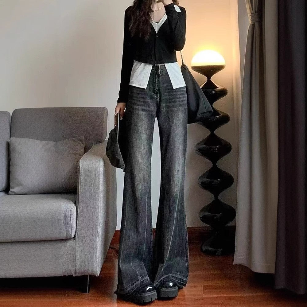 Women Bootcut Light Fade Mid-Rise Jeans
