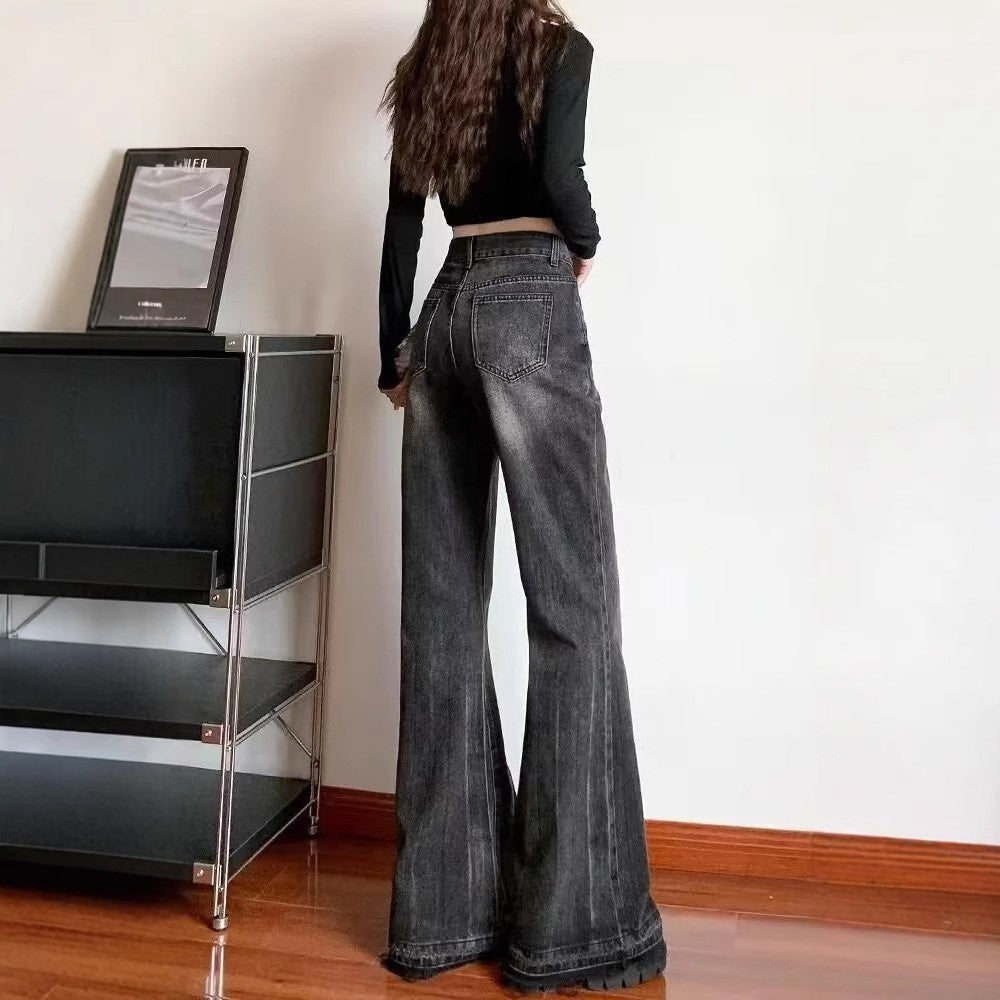 Women Bootcut Light Fade Mid-Rise Jeans