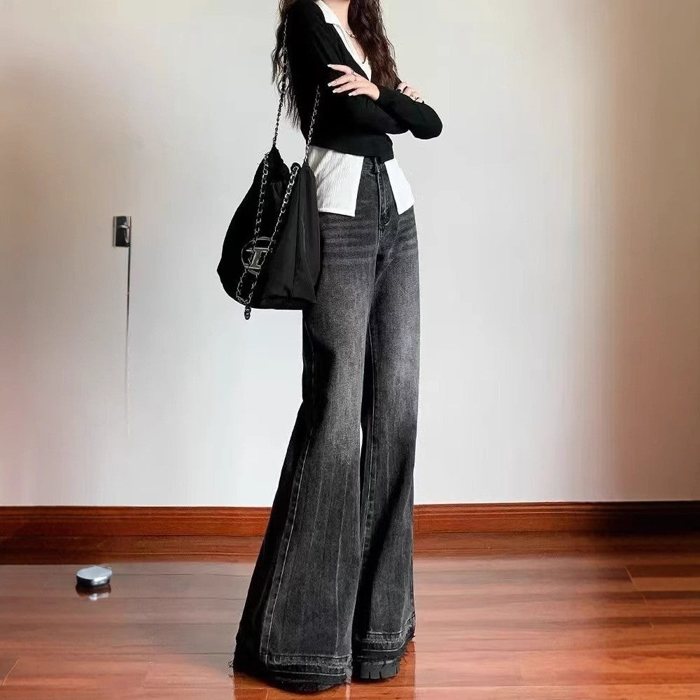 Women Bootcut Light Fade Mid-Rise Jeans