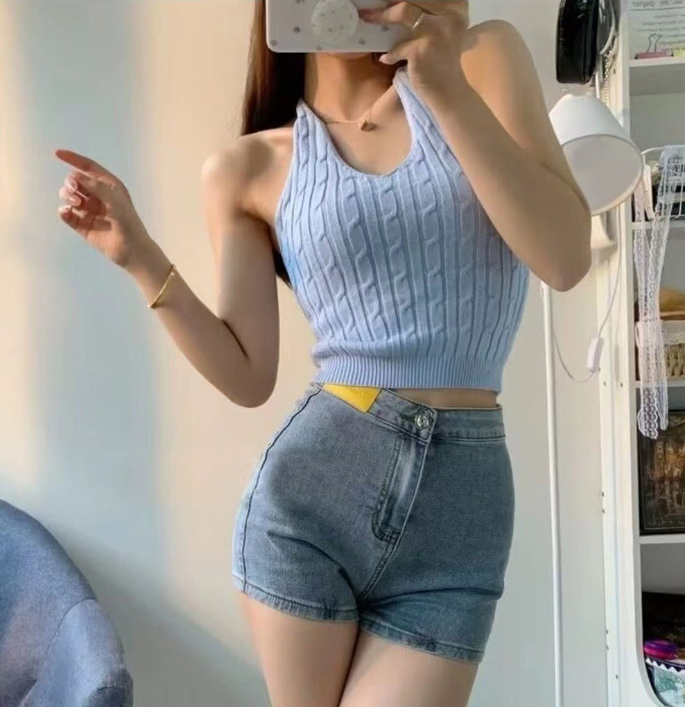Solid Fitted Top