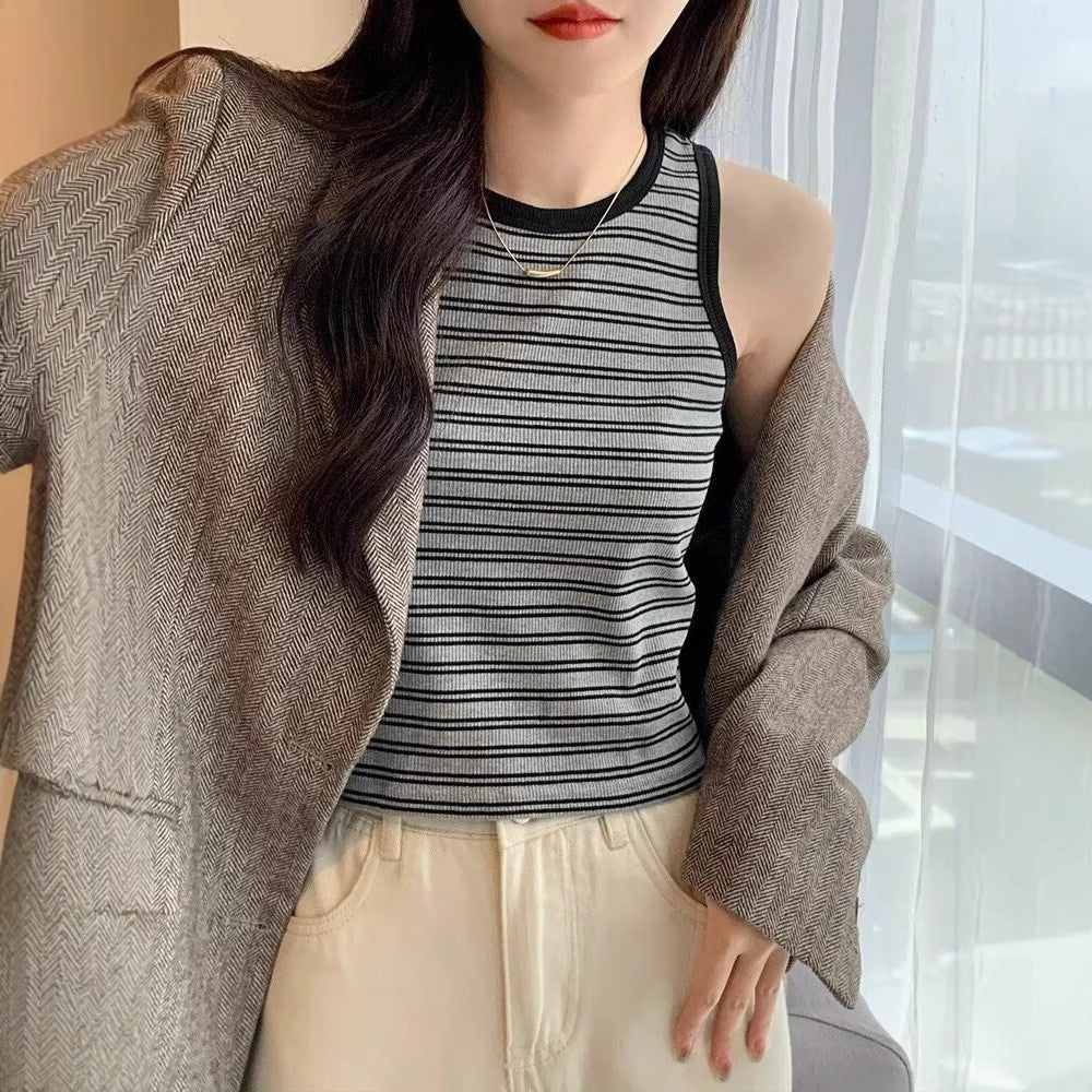 Striped Crop Top