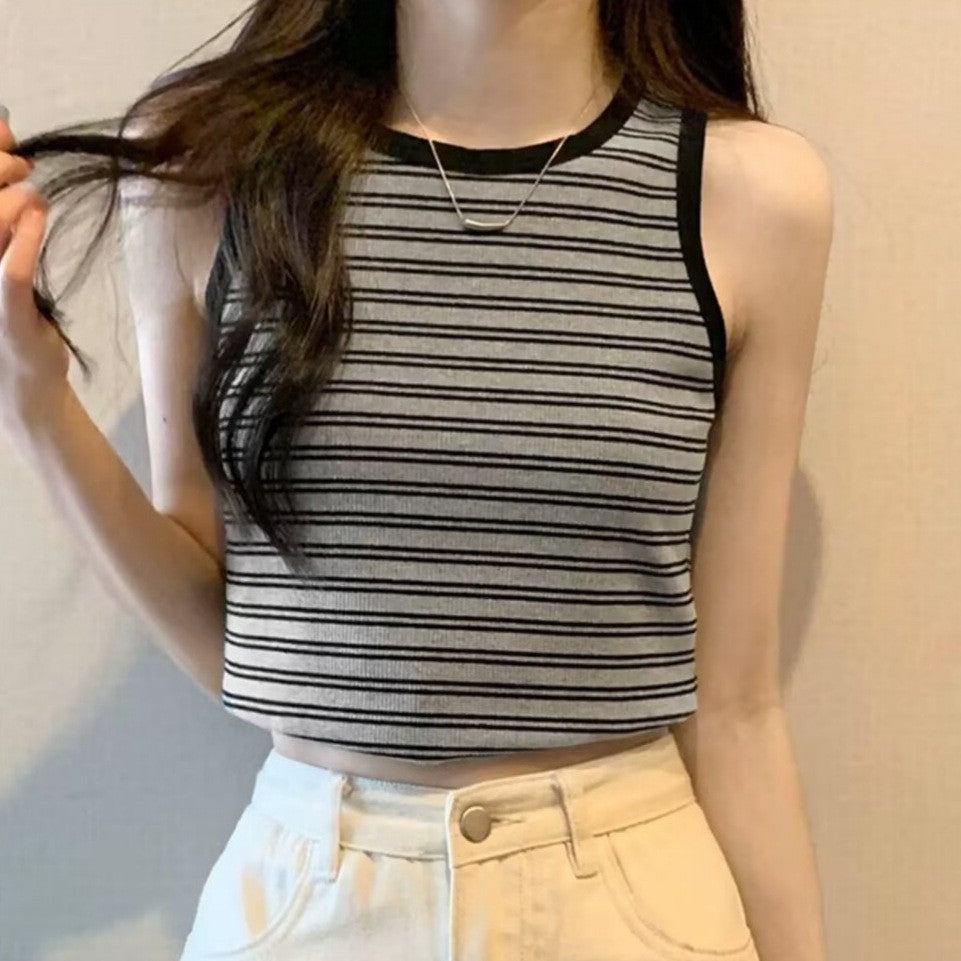 Striped Crop Top