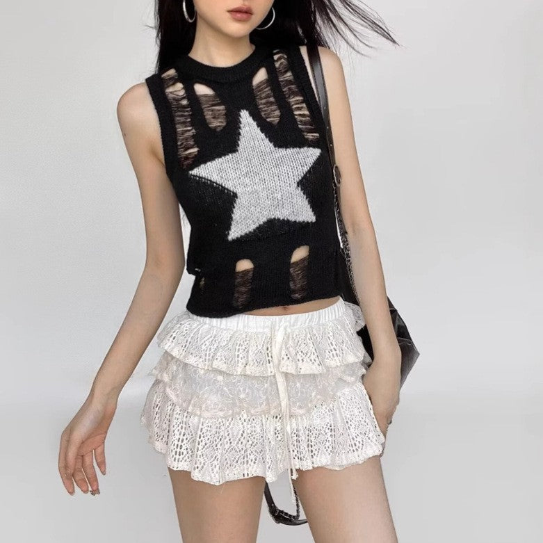 Women Self Design Crop Top