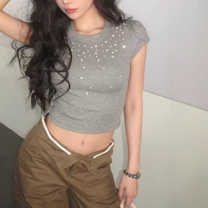 Women Embellished Crop Top