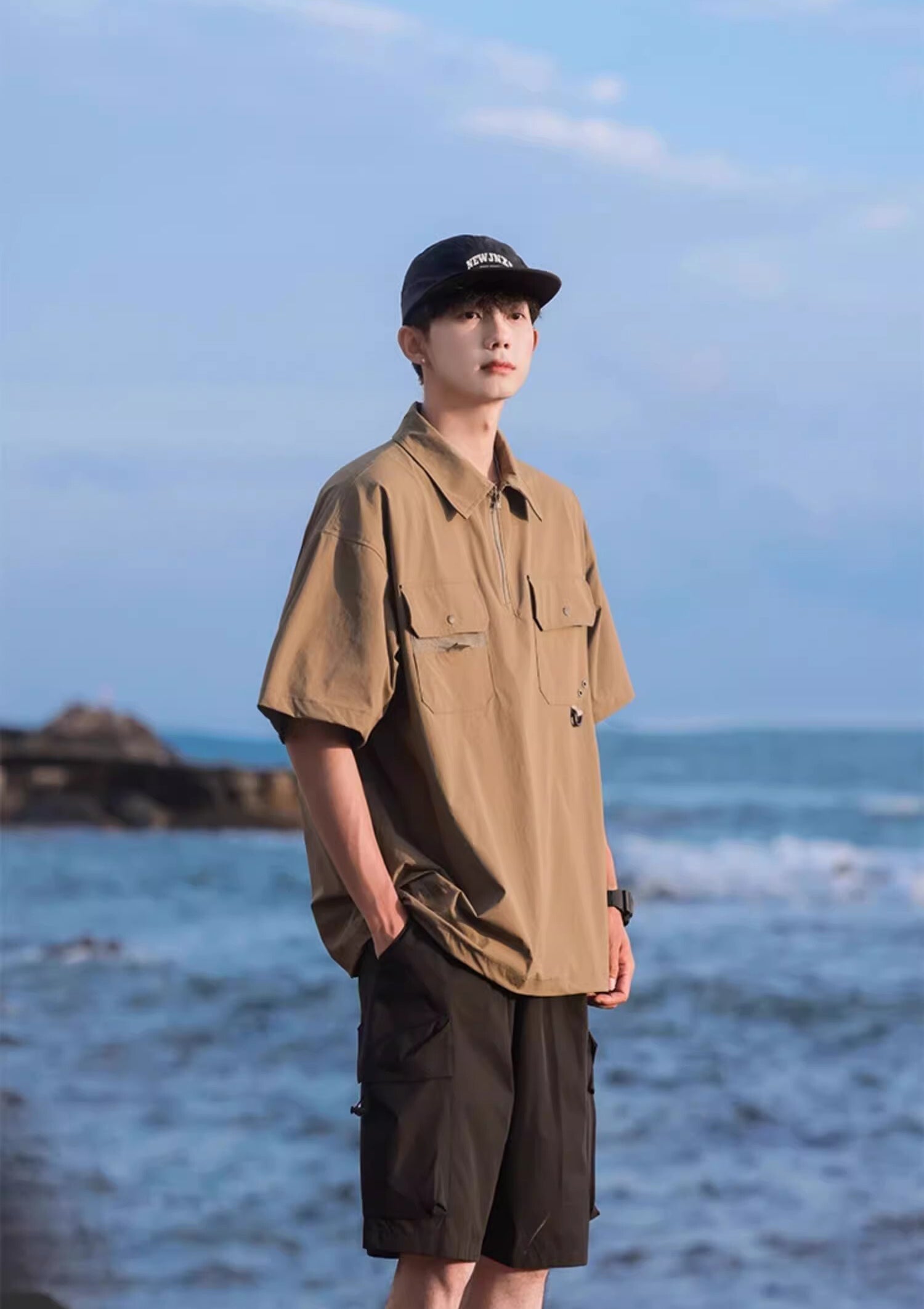 Spread Collar Regular Fit Shirt