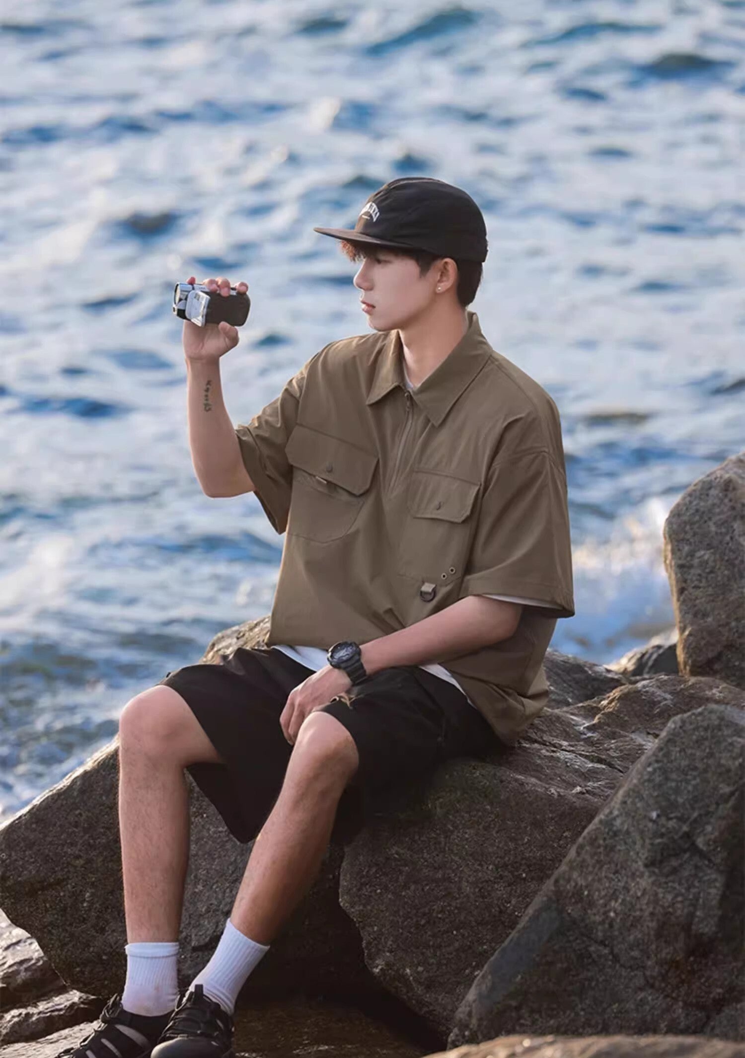 Spread Collar Regular Fit Shirt