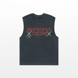 Men Typography Printed Round Neck Cotton T-shirt