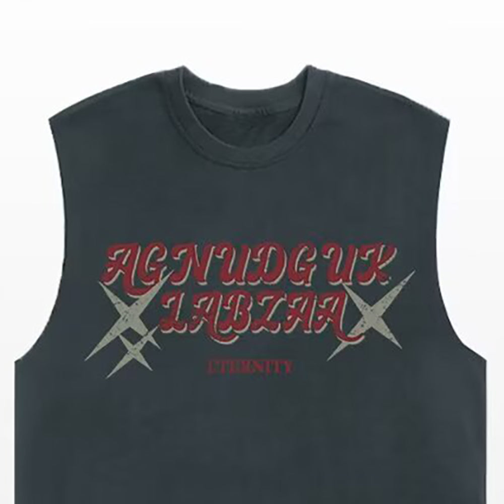 Men Typography Printed Round Neck Cotton T-shirt