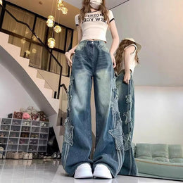 Women Regular Fit Mid-Rise Highly Distressed Light Fade Jeans