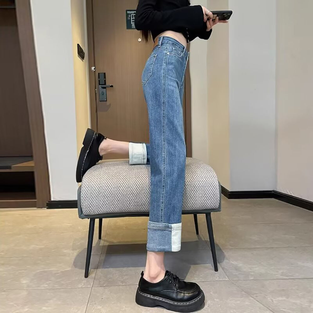 Women Light Fade Mid-Rise Jeans