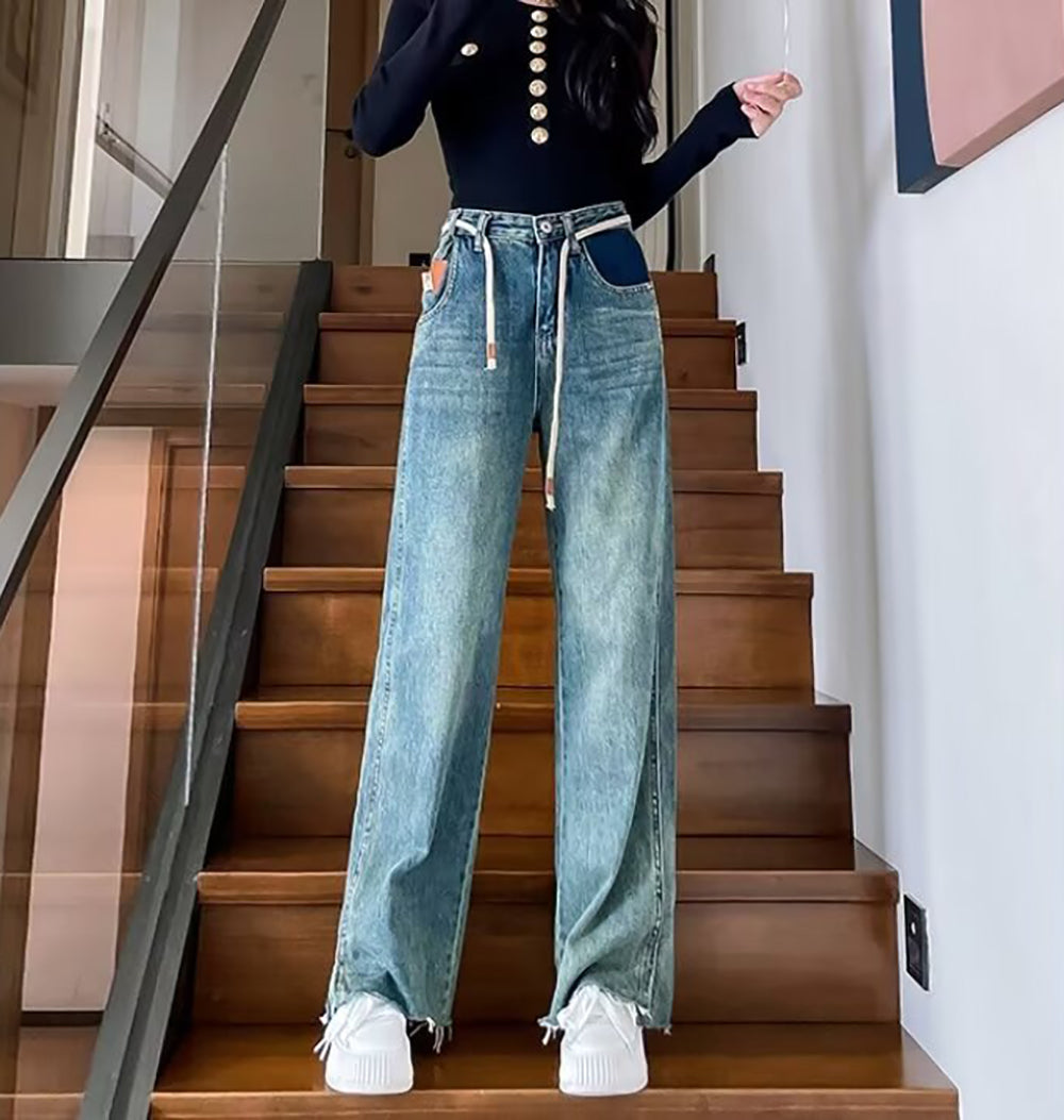 Women Relaxed Fit Heavy Fade Jeans