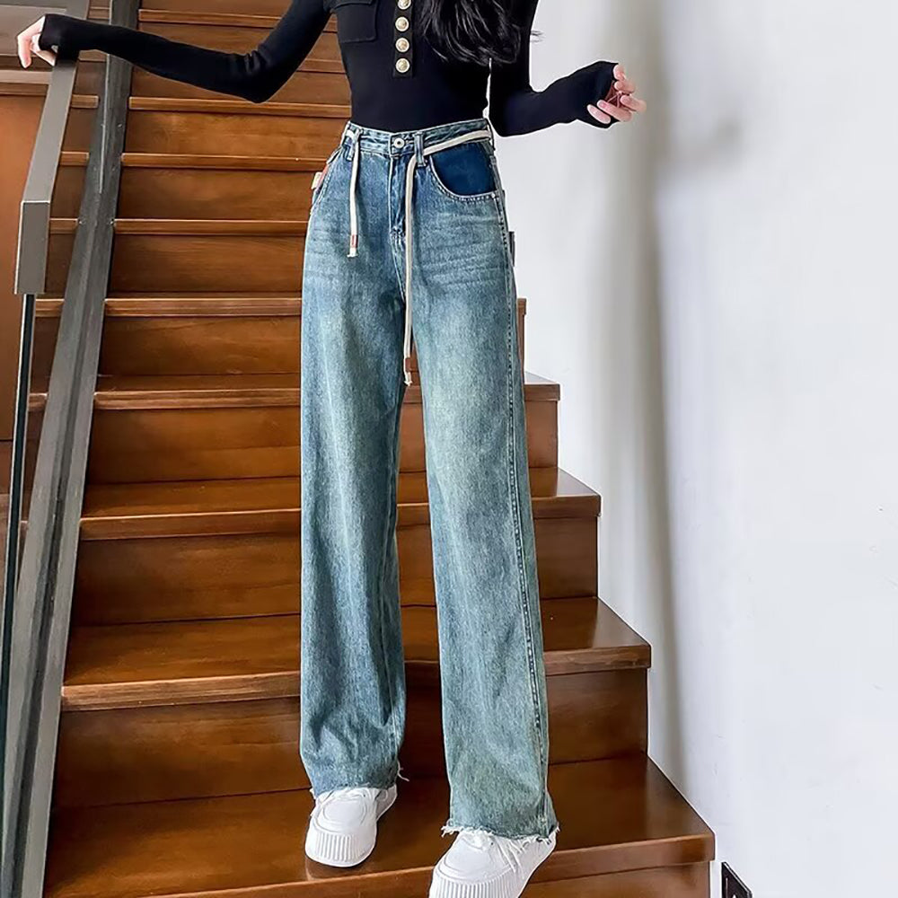 Women Relaxed Fit Heavy Fade Jeans