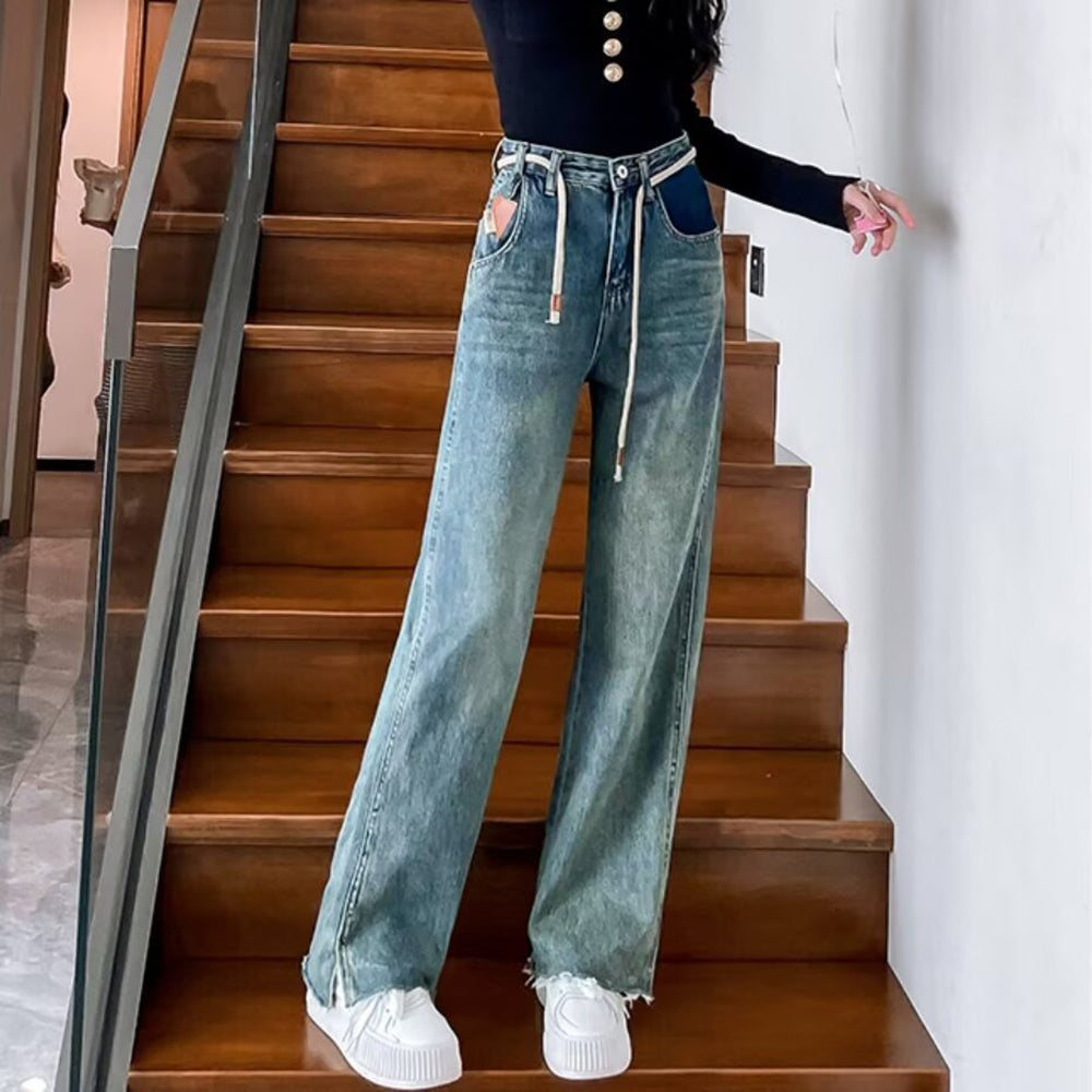 Women Relaxed Fit Heavy Fade Jeans