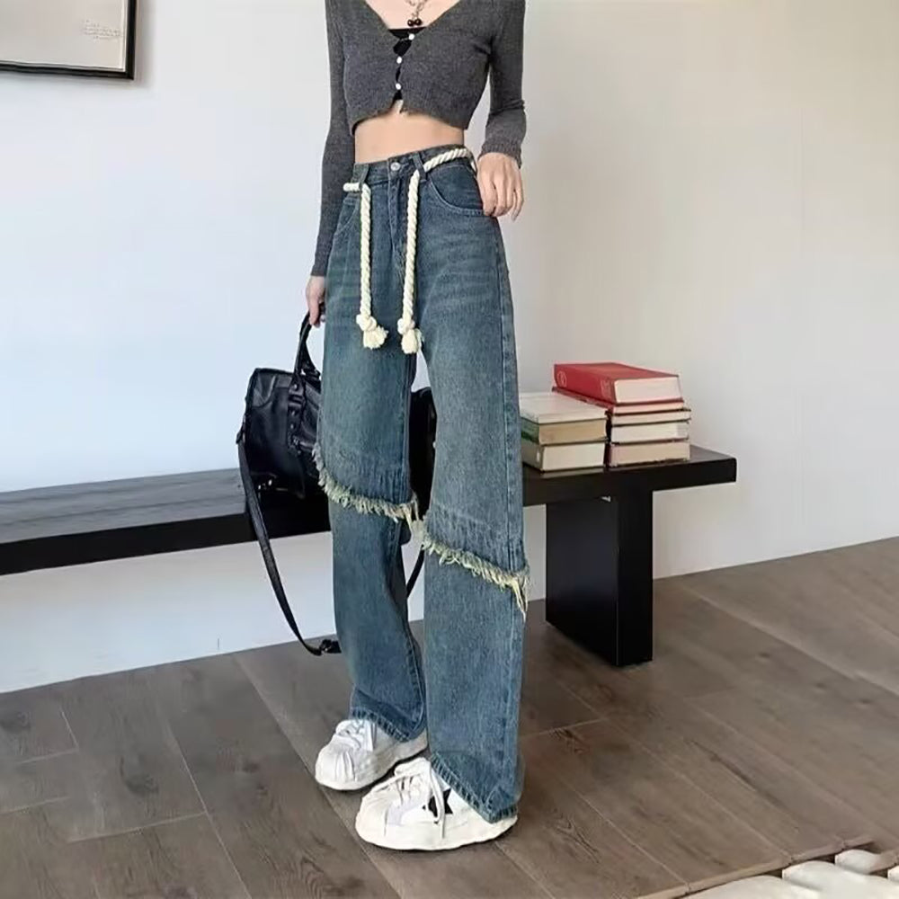 Women Cotton Straight Fit Light Fade Jeans