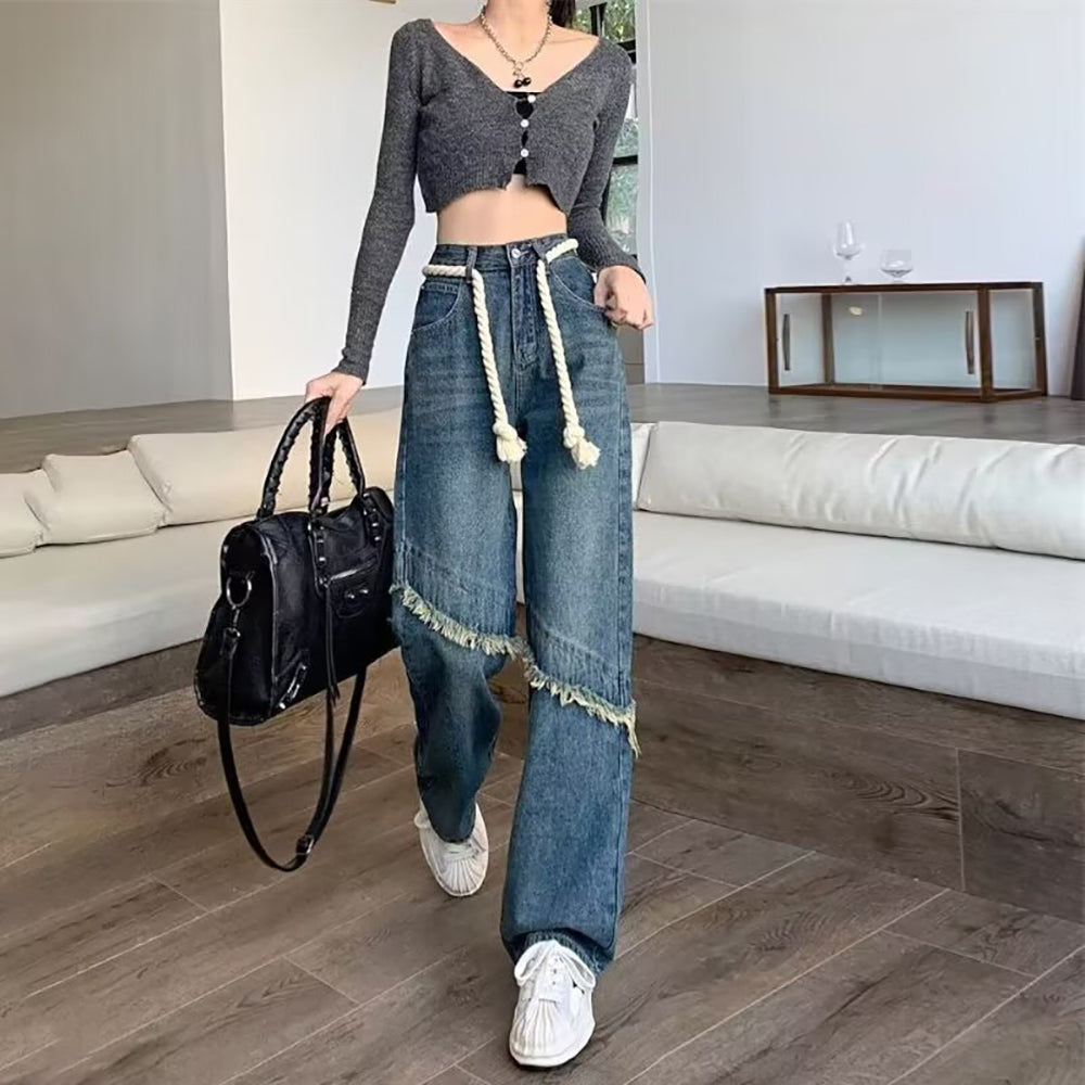 Women Cotton Straight Fit Light Fade Jeans