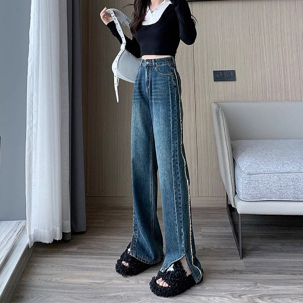 Women Light Fade Mid-Rise Jeans