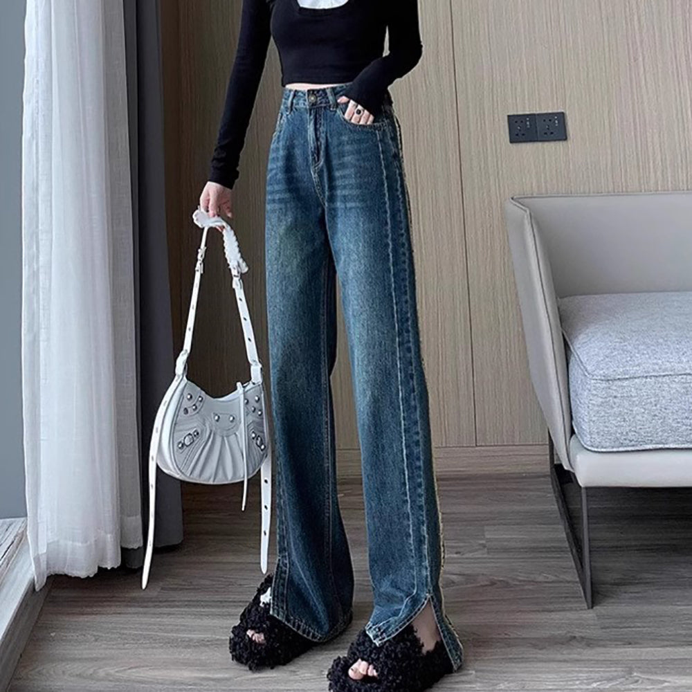 Women Light Fade Mid-Rise Jeans