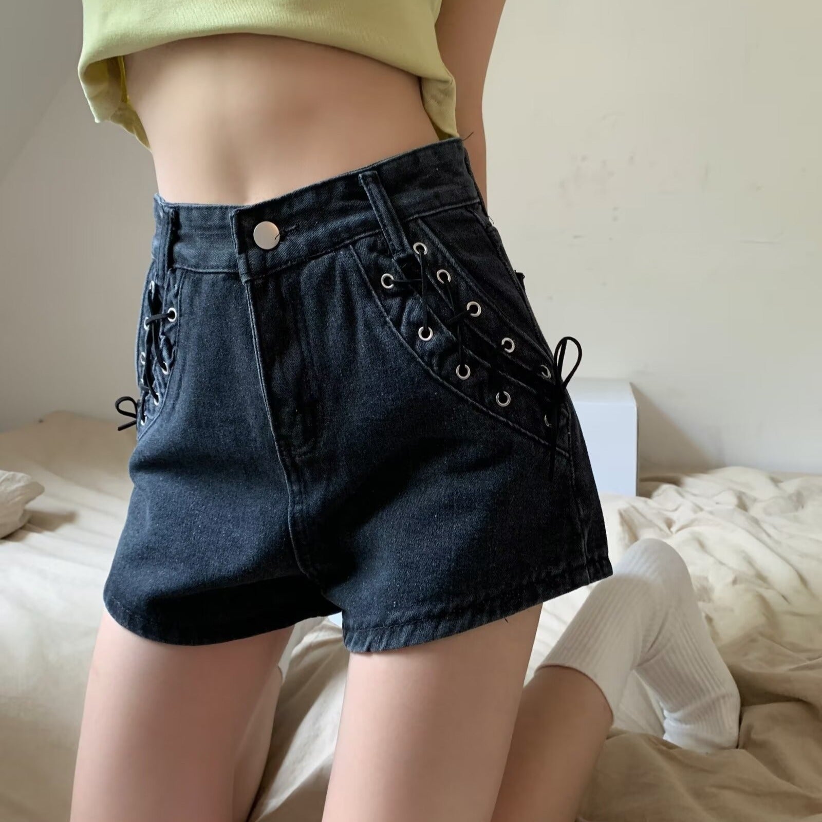 Women Outdoor Denim Shorts