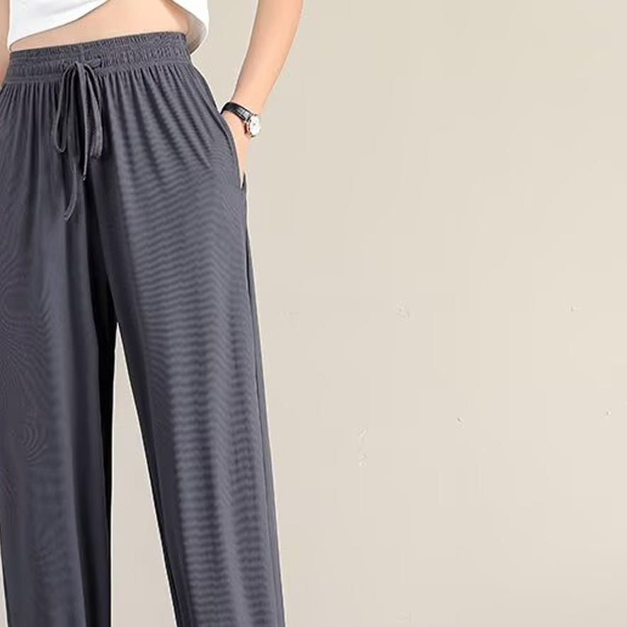 Women Solid Easy Wash Regular Fit Trousers
