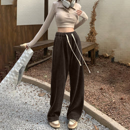 Solid Mid-Rise Regular Trousers