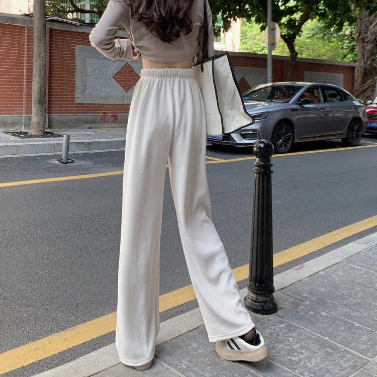 Solid Mid-Rise Regular Trousers
