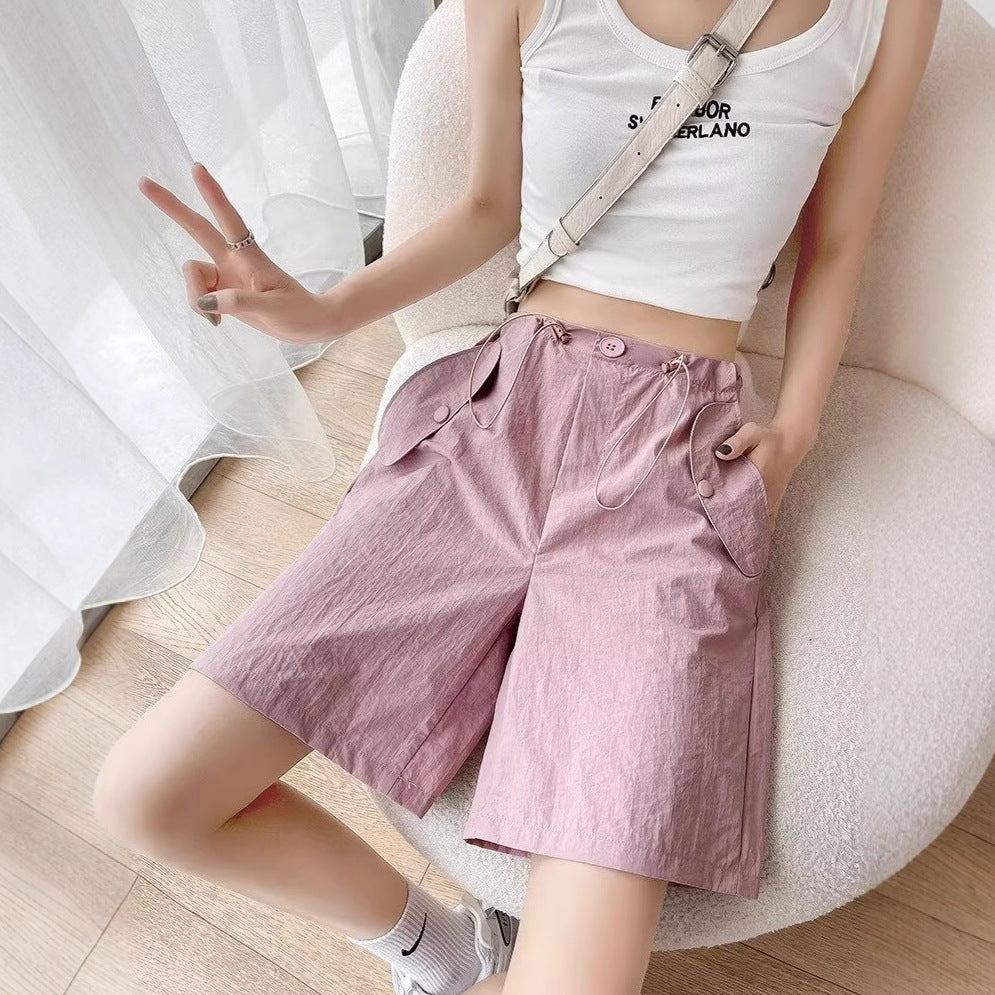 Women Regular Fit Mid-Rise Chino Shorts
