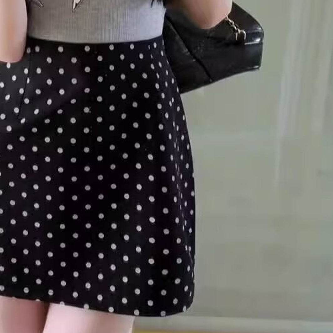 Printed A-Line Skirt