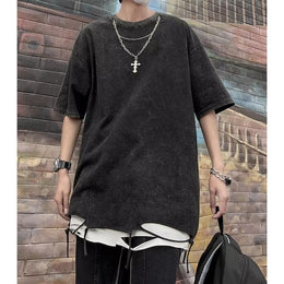 Round Neck Cotton Regular Fit T-shirt