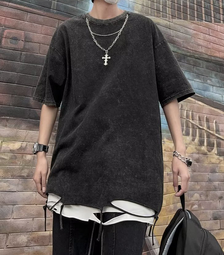 Round Neck Cotton Regular Fit T-shirt