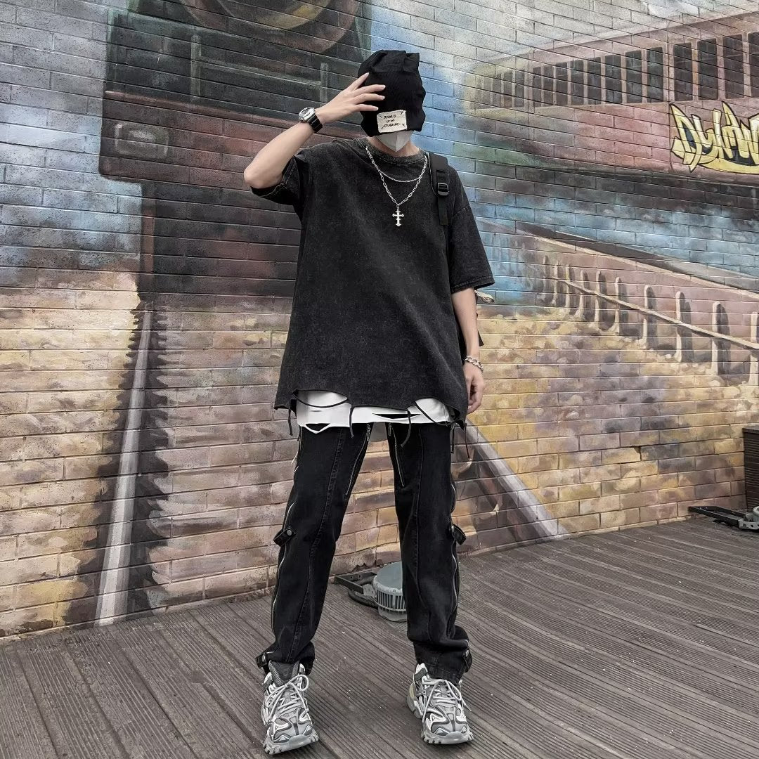 Round Neck Cotton Regular Fit T-shirt