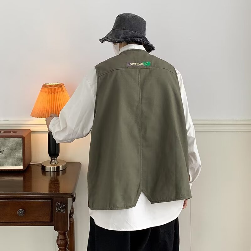 V Neck Sleeveless Waistcoat