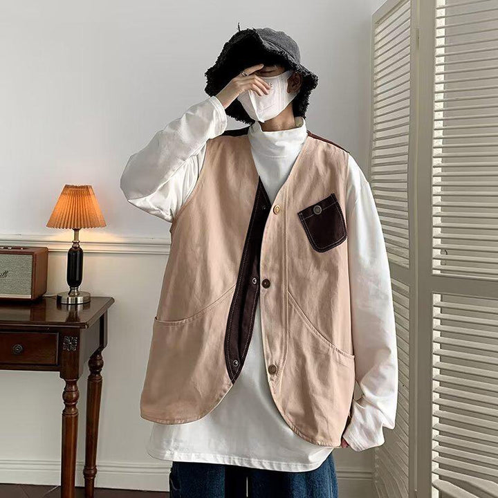 V Neck Sleeveless Waistcoat