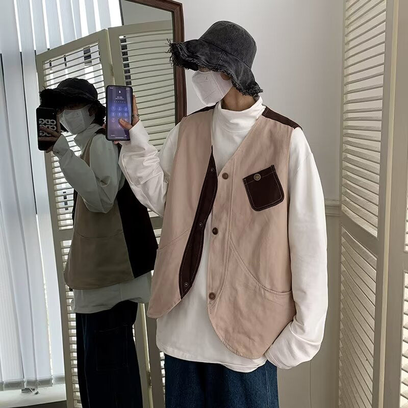 V Neck Sleeveless Waistcoat