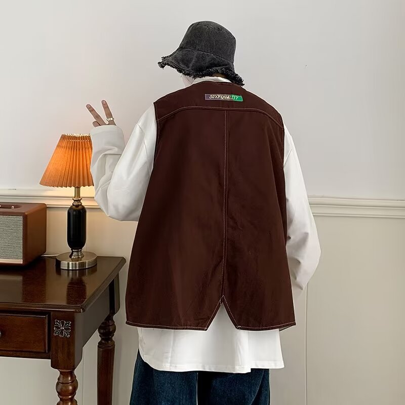 V Neck Sleeveless Waistcoat