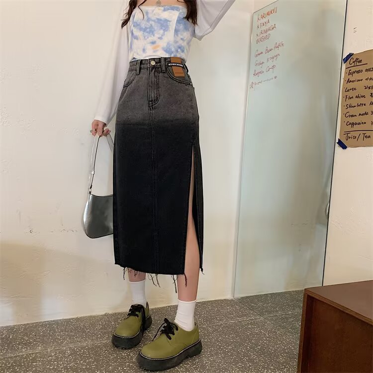 Straight Midi Skirt